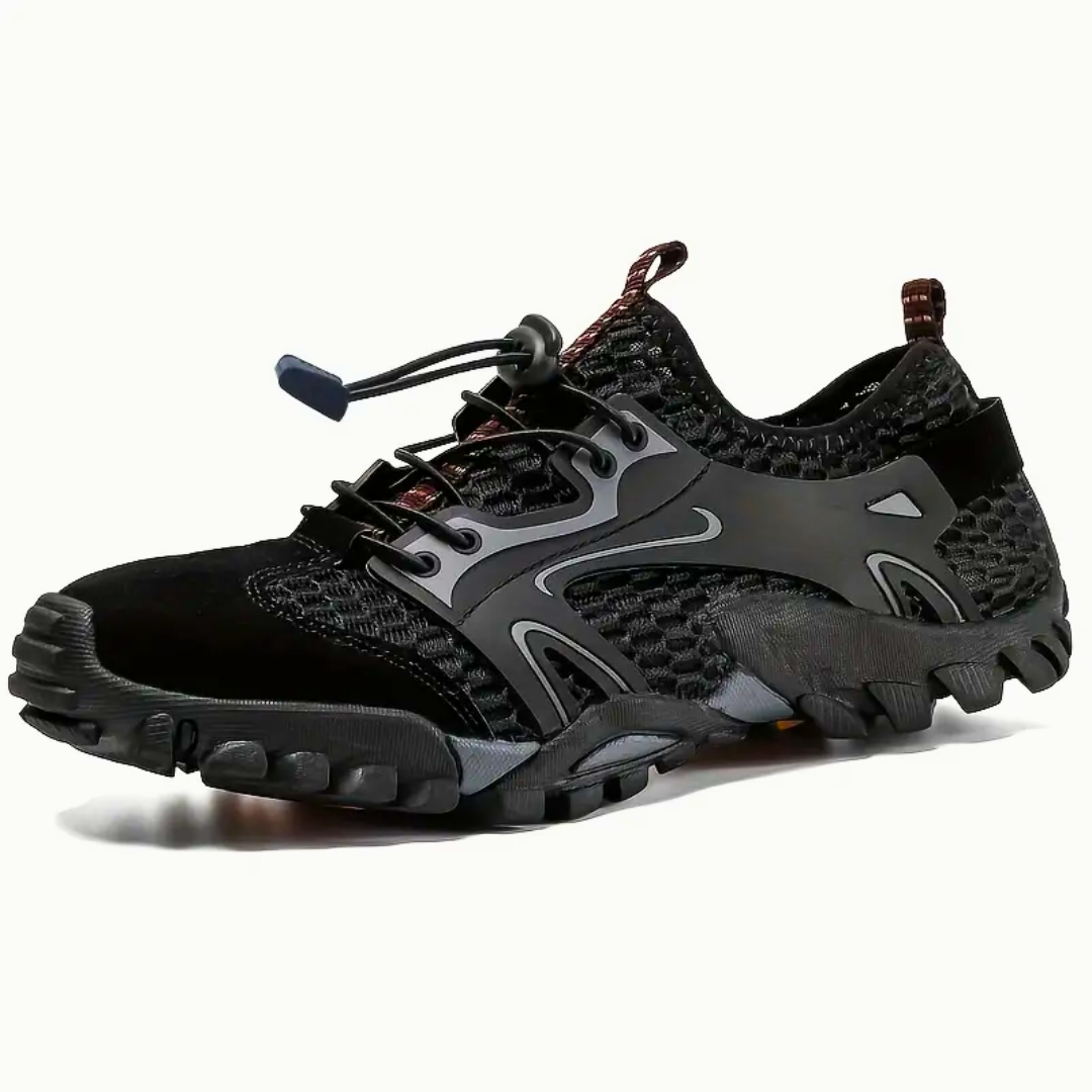 WildWander TrailFlex Outdoor Sneaker in Schwarz | Schuh Galaxy