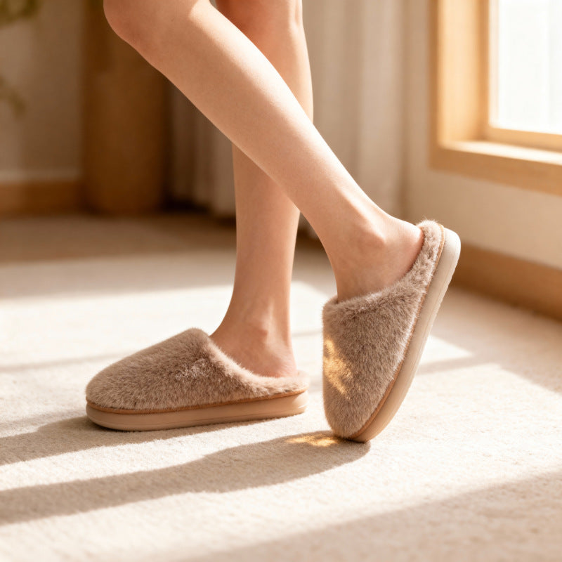 Audrey Cozy Winter Slippers Damen – Rückansicht | Schuh Galaxy