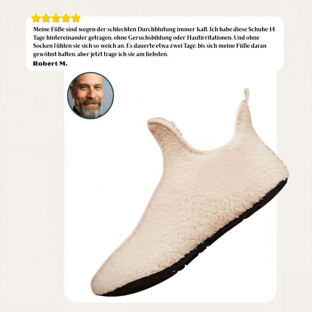 Moderne Fuzzy Hausschuhe „AEFE“ – Detailansicht | Schuh Galaxy