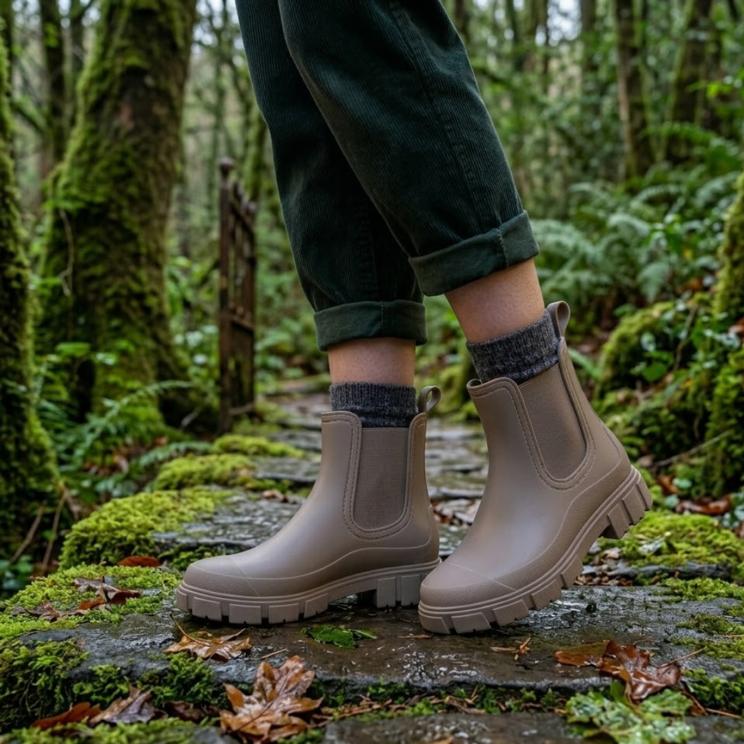 Maria Wasserdichte Chelsea Stiefel Damen – Seitenansicht | Schuh Galaxy