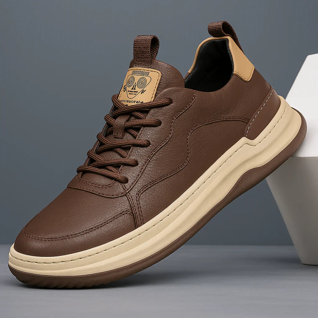 Premium Echtleder Sneaker „Italiana“ – Seitenansicht | Schuh Galaxy