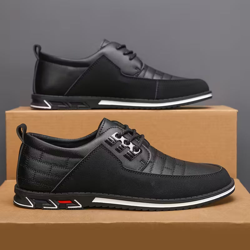 Oxford Ultrabequeme Stilvolle Herrenschuhe – Rückansicht | Schuh Galaxy