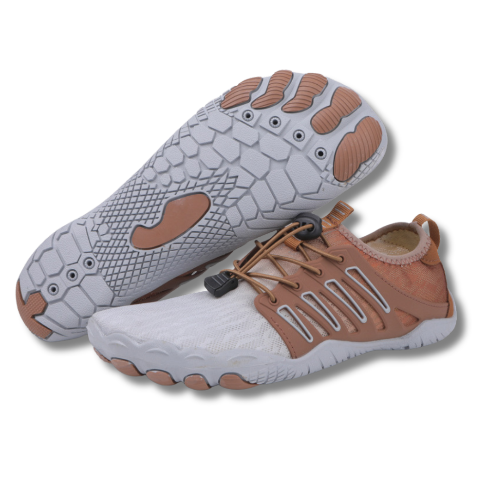 Drifters Pro Erdung Allround Barefoot Schuhe in Braun | Schuh Galaxy