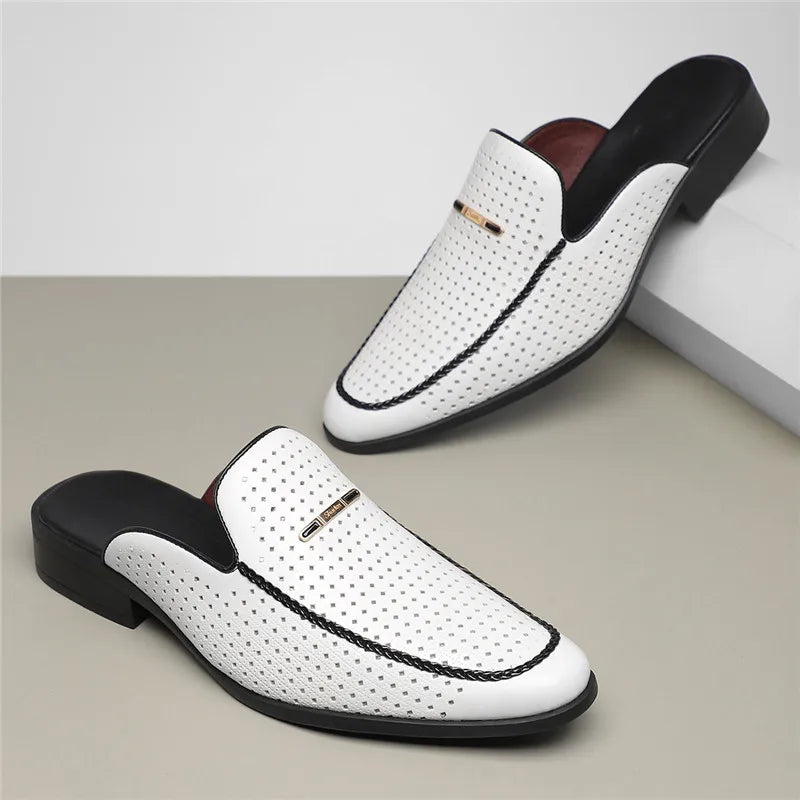 Design Echtleder Slides „Capri“ – Sohlenprofil | Schuh Galaxy