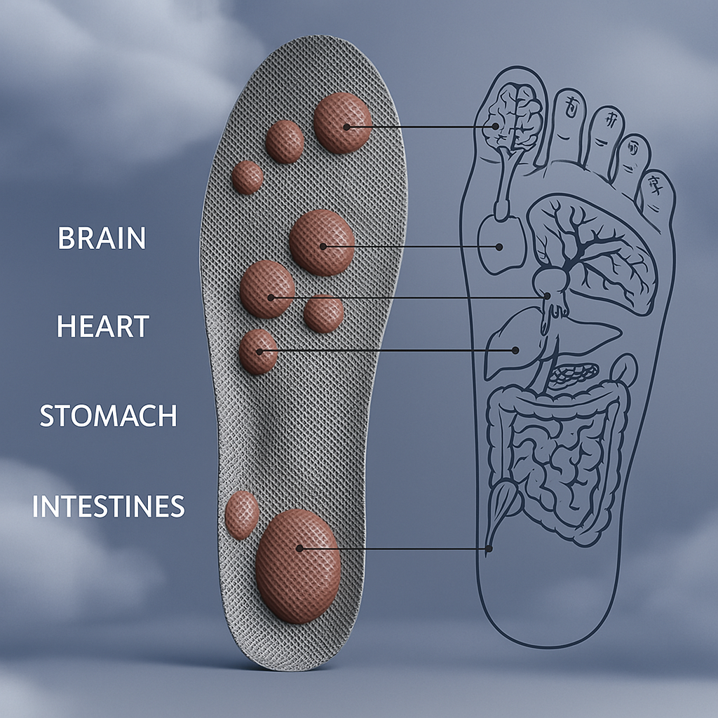 Cloud Orthopädische Einlegesohlen – Rückansicht | Schuh Galaxy