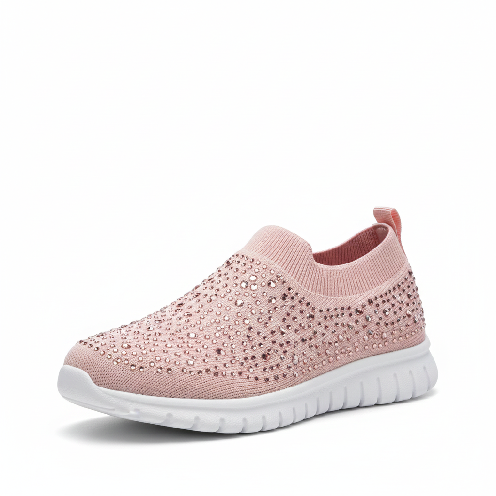 ShineStep Orthopedic Damen Schuh in PINK-KRISTALL | Schuh Galaxy