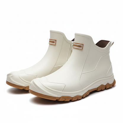 Zachary Regenstiefel in Schwarz & Karmesinrot | Schuh Galaxy