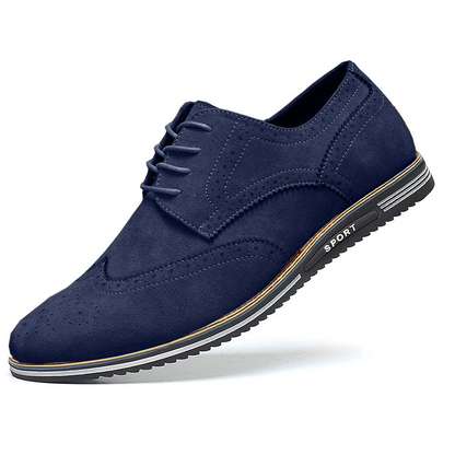 Derby Ultrabequeme Stilvolle Herrenschuhe in Marineblau | Schuh Galaxy