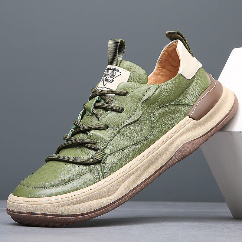 Premium Echtleder Sneaker „Italiana“ – Seitenansicht | Schuh Galaxy