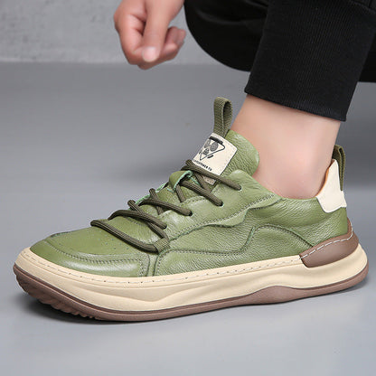 Premium Echtleder Sneaker „Italiana“ – Seitenansicht | Schuh Galaxy