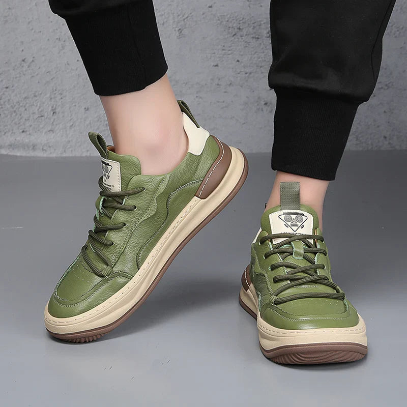 Premium Echtleder Sneaker „Italiana“ – Rückansicht | Schuh Galaxy