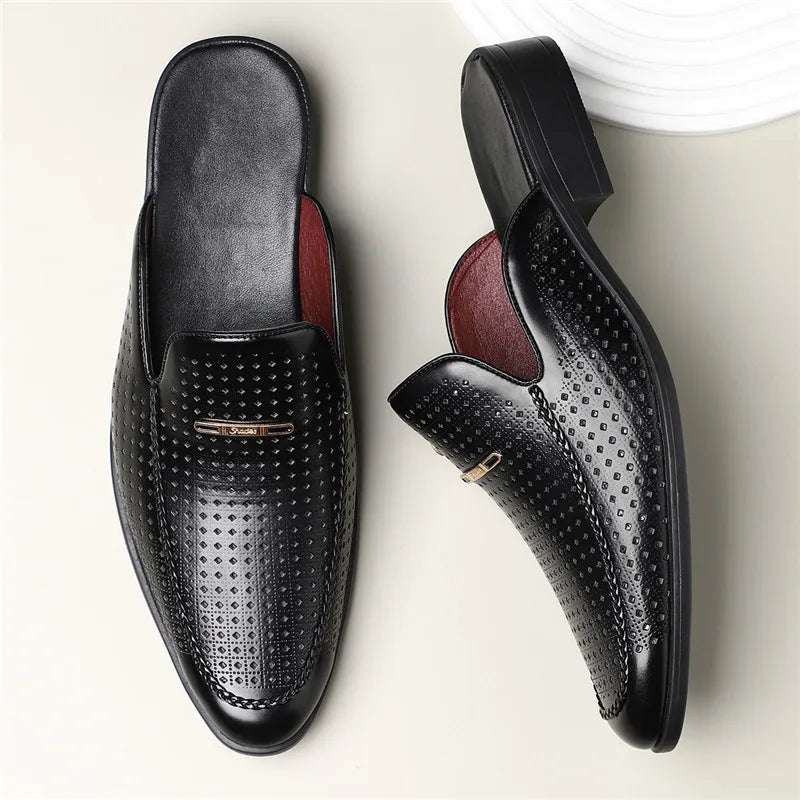 Design Echtleder Slides „Capri“ – Sohlenprofil | Schuh Galaxy