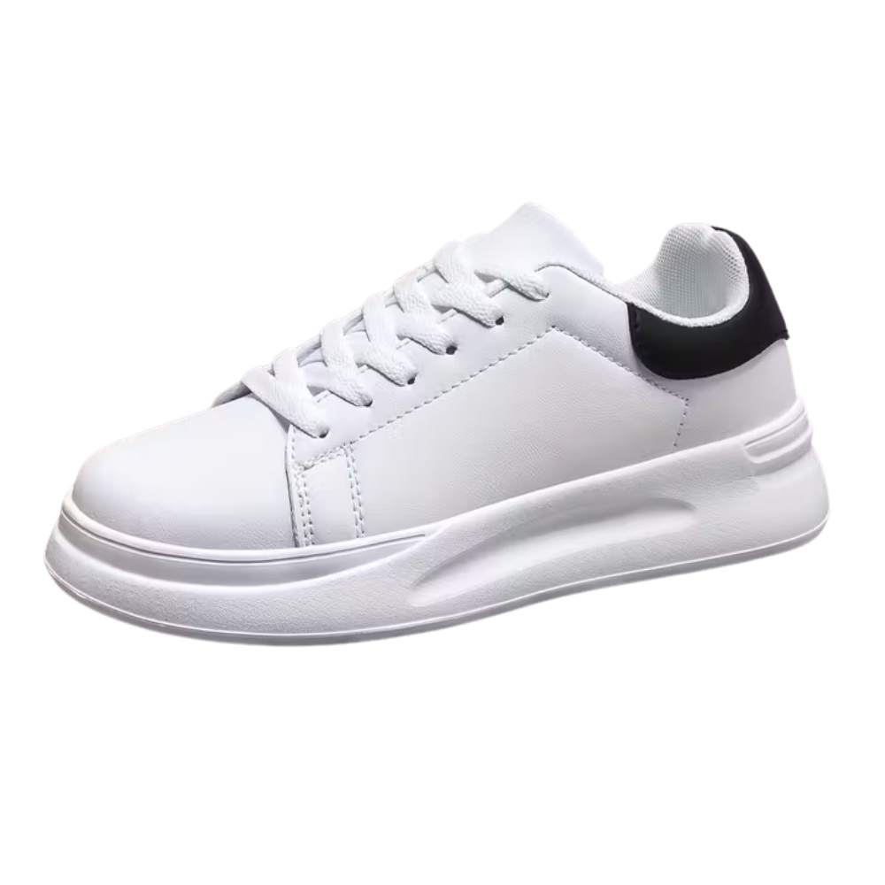 Schlichte weiße Sneakers für Damen