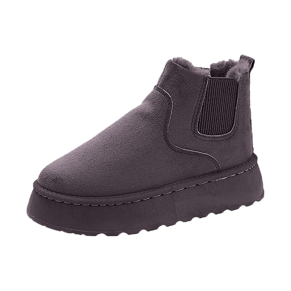 Warm & bequem Winter Damenschuhe in Dunkelgrau | Schuh Galaxy