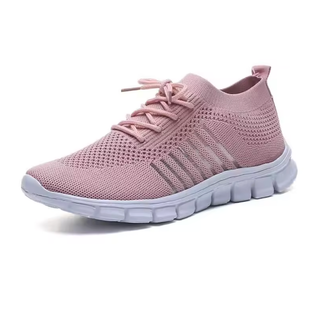 Damen Orthopädische Sneakers mit Atmungsaktivem Netz in Rosa | Schuh Galaxy