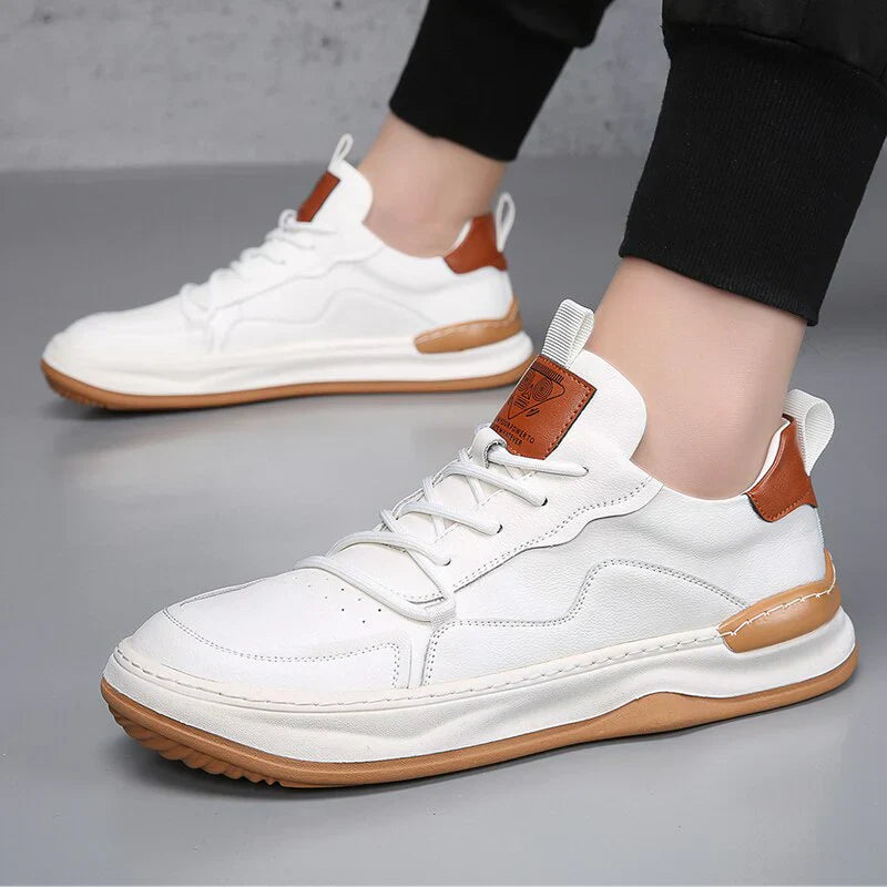 Premium Echtleder Sneaker „Italiana“ – Seitenansicht | Schuh Galaxy