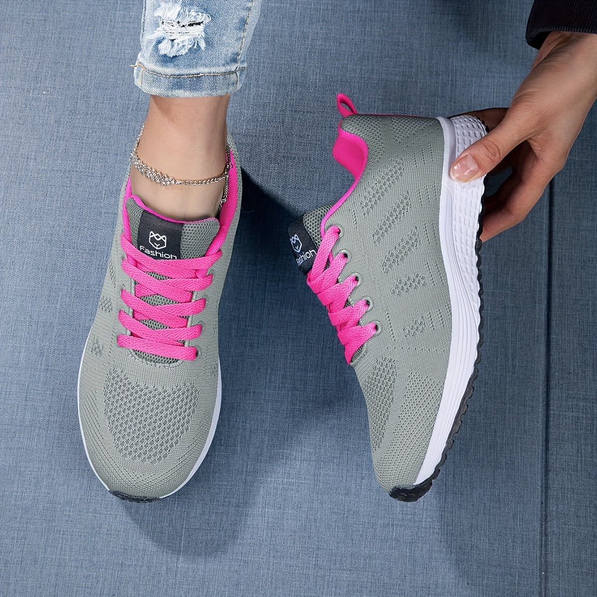 Design Leichte Sneaker Damen „SportEase“ – Beide Schuhe | Schuh Galaxy