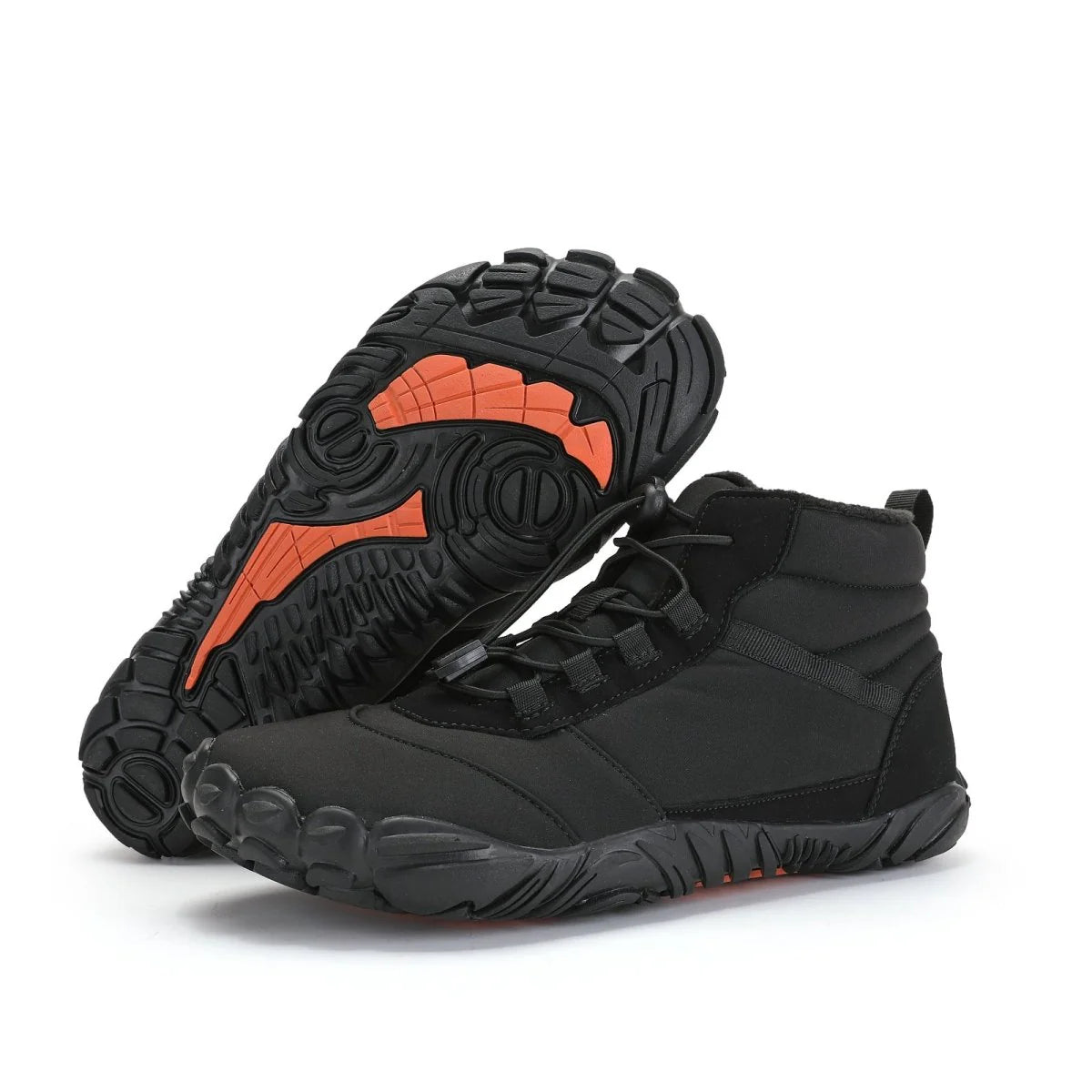 Winter Stiefel Erdung Allround Barefoot Schuhe in Schwarz | Schuh Galaxy