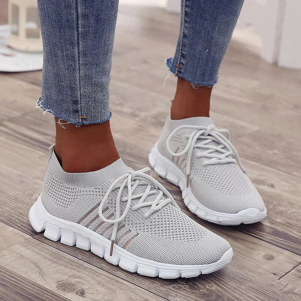 Damen Orthopädische Sneakers mit Atmungsaktivem Netz – Detailansicht | Schuh Galaxy