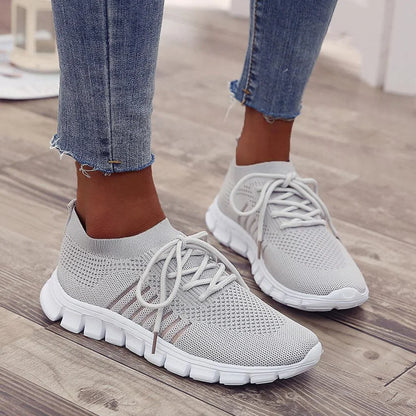 Damen Orthopädische Sneakers mit Atmungsaktivem Netz – Detailansicht | Schuh Galaxy