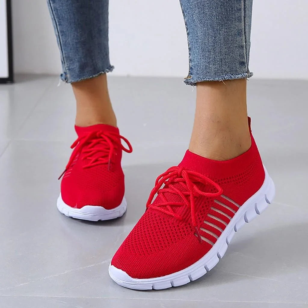 Damen Orthopädische Sneakers mit Atmungsaktivem Netz – Innenansicht | Schuh Galaxy