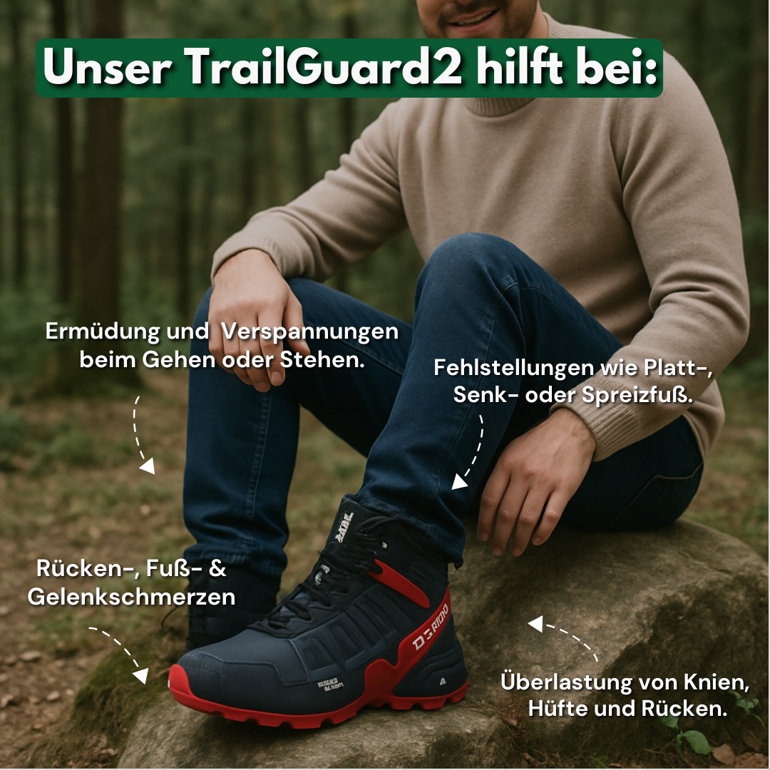 TrailGuard2 Outdoor Schuhe Herren – Rückansicht | Schuh Galaxy