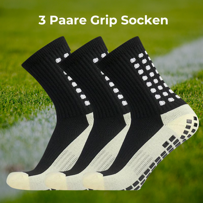 GripMax 3er-Set Fußball Grip Socken – Seitenansicht | Schuh Galaxy