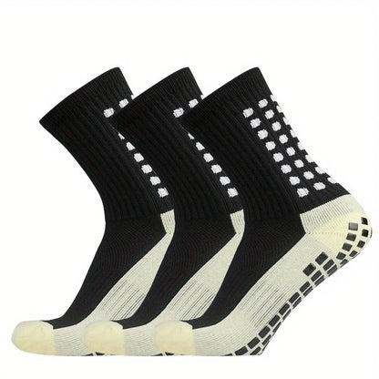 GripMax 3er-Set Fußball Grip Socken in Weiß | Schuh Galaxy
