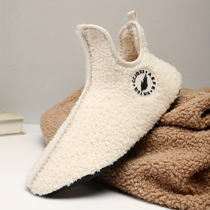 Moderne Fuzzy Hausschuhe „AEFE“ – Seitenansicht | Schuh Galaxy