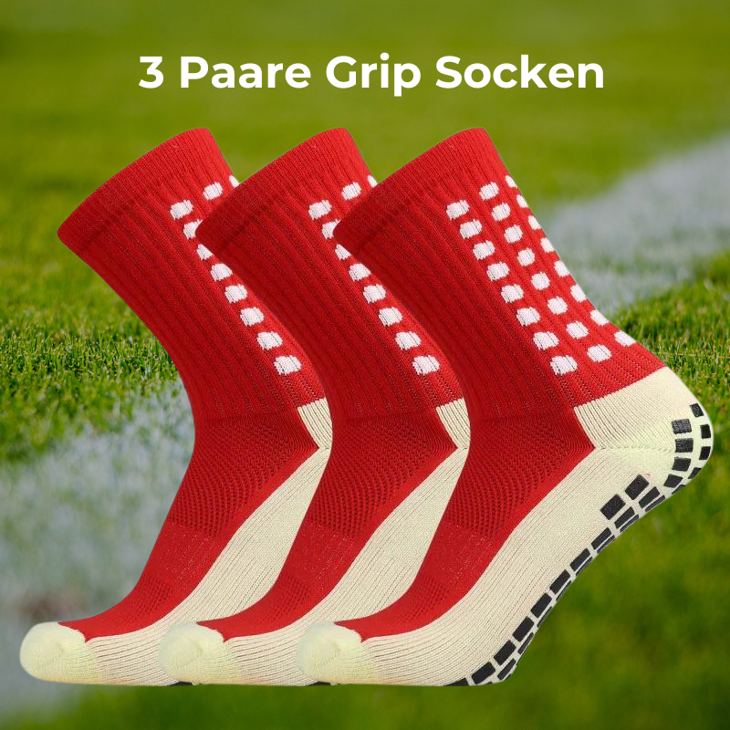GripMax 3er-Set Fußball Grip Socken – Detailansicht | Schuh Galaxy